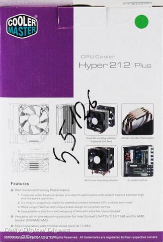 Обзор кулера Cooler Master Hyper 212 Plus